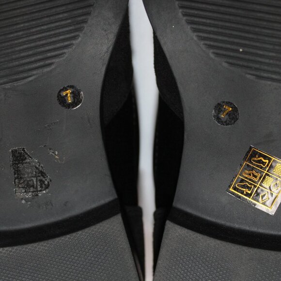 NWOT ASOS Suede Black Ankle Sock Boots - Picture 8 of 12